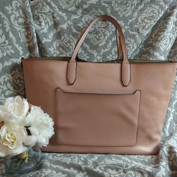 SOLD! ~Brand New! Beautiful Mauve Tote - Picture 2 of 7